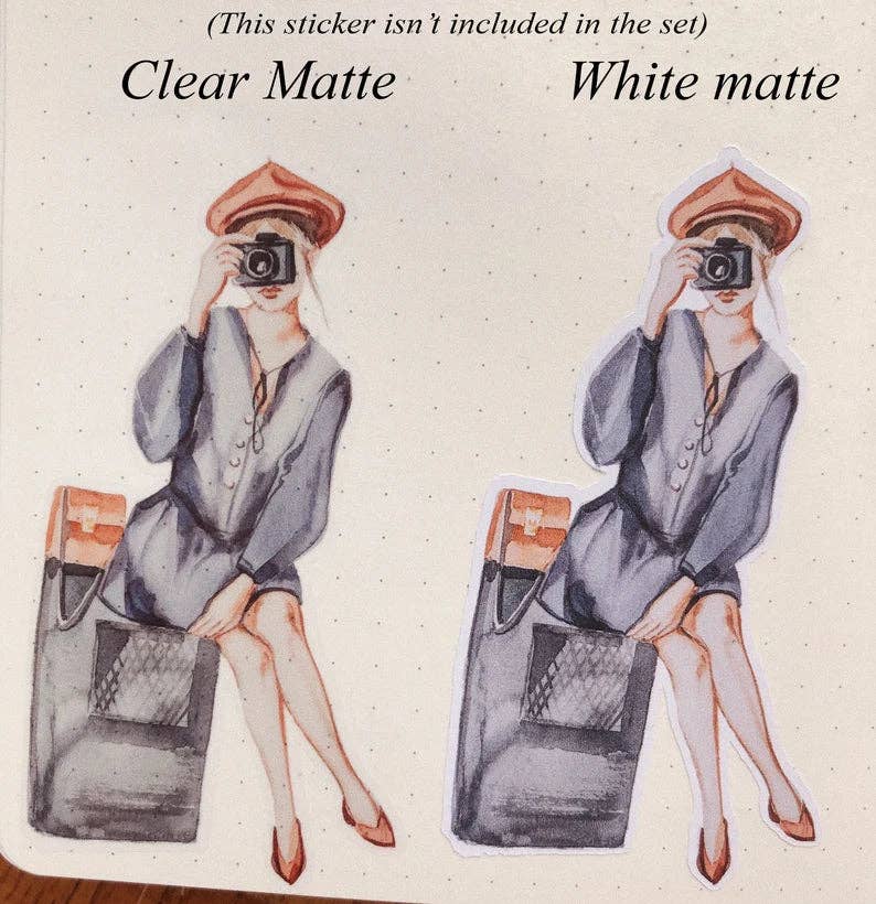 Stickervel | Vintage beauty