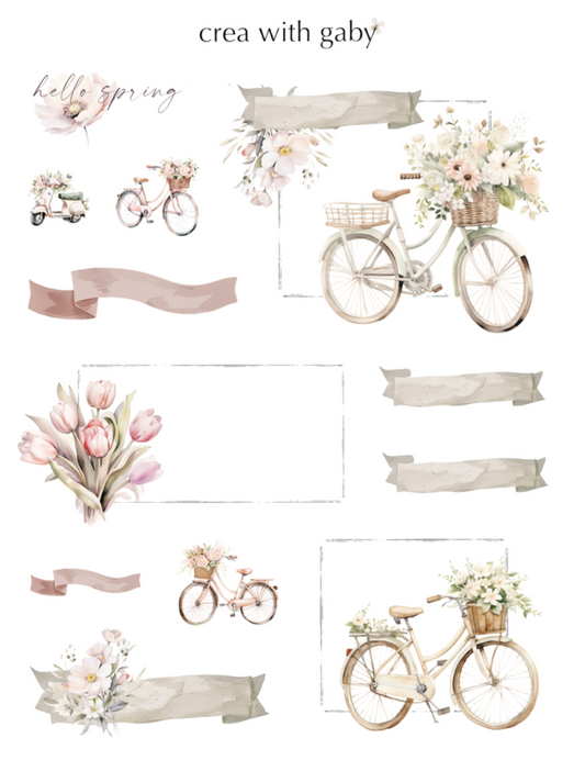 Stickervel | color flowers